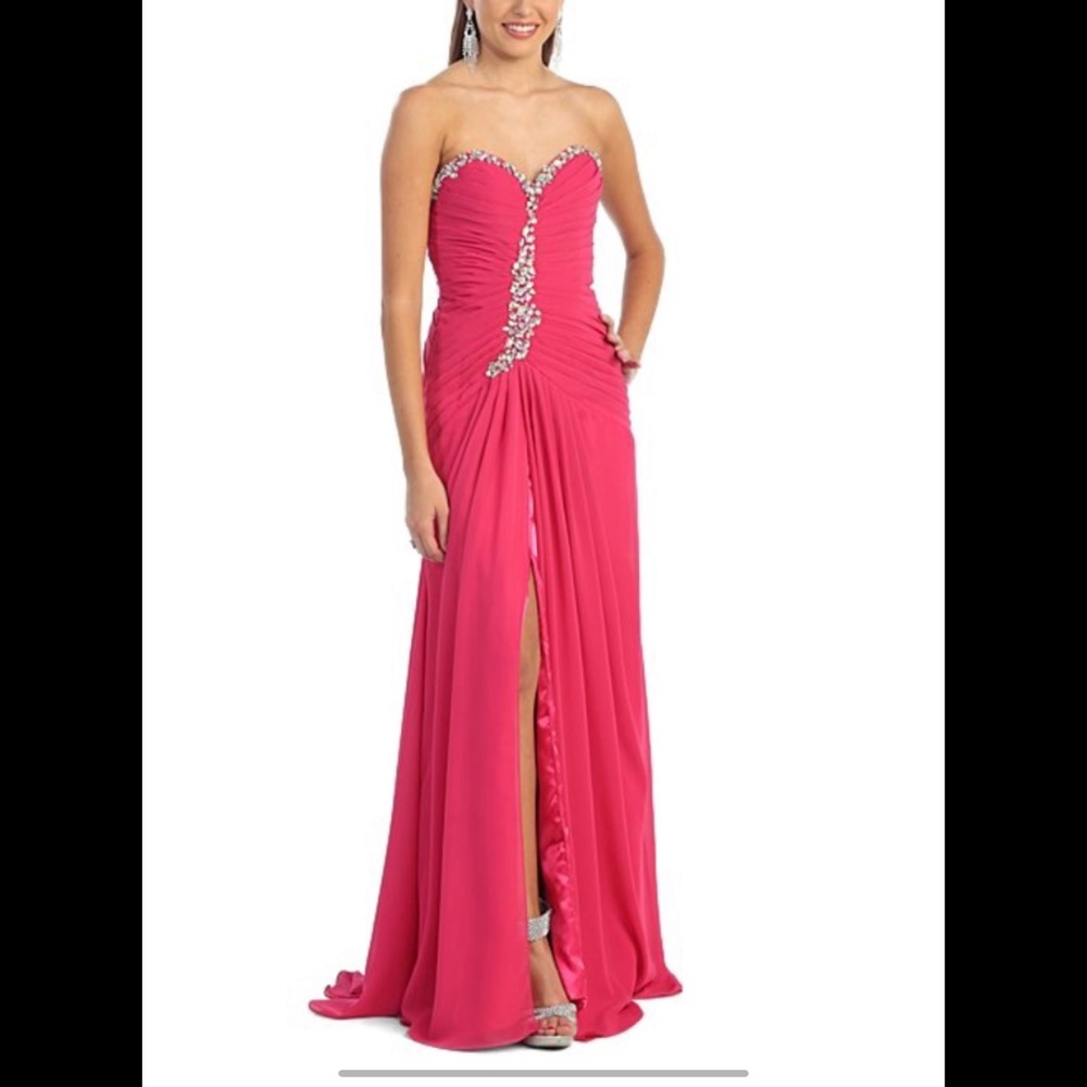 Robe de bal fushia / prom dress / Bridesmaid